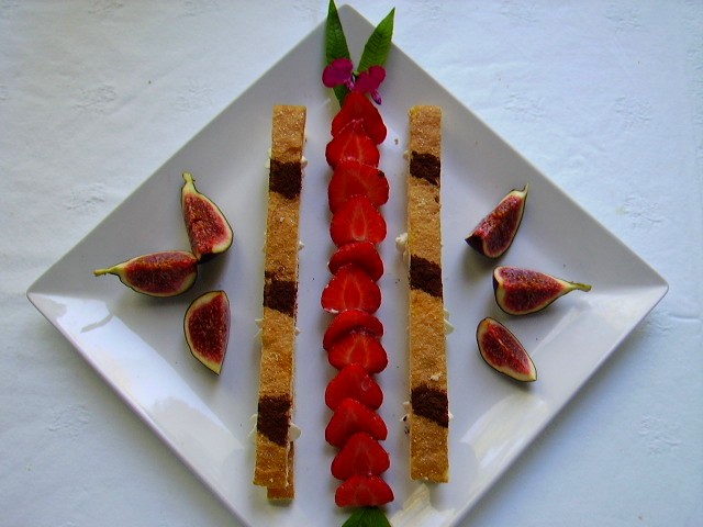 Fraises et figues patisserie maison